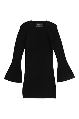 black wool dress BALMAIN PARIS KIDS | BX1D30Z3297930OR